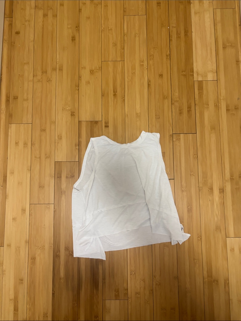 FP Movement by Free People White Ribbed Scoop Tank